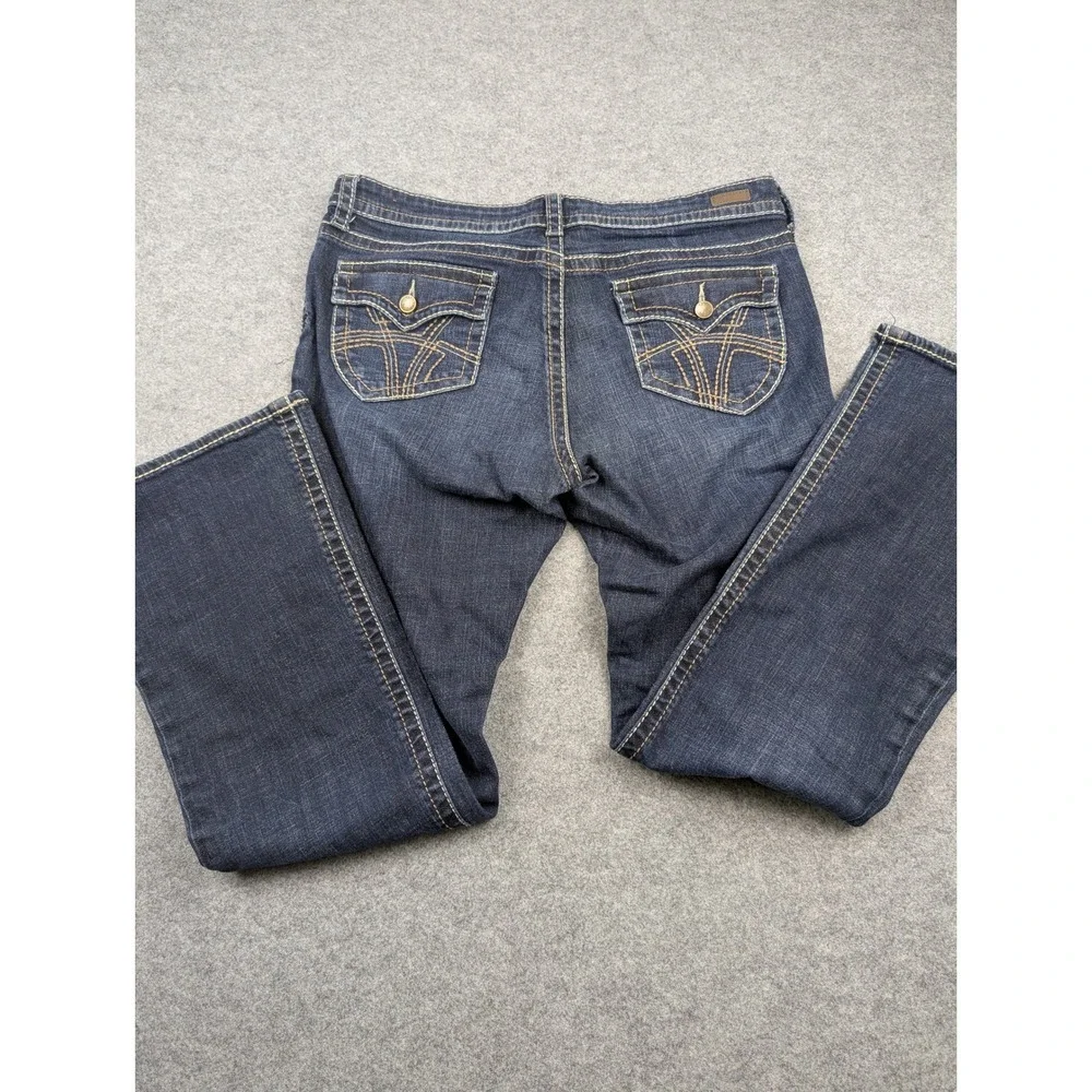 Kut from the Kloth Women Dark Wash Boot Cut Jeans Size 14 Indigo Denim